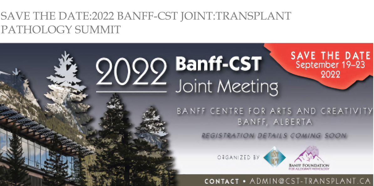 Banff Foundation for Allograft Pathology BANFF